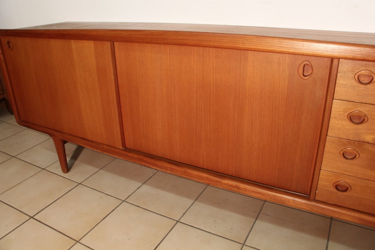 Large Danish Sideboard By Hp Hansen-photo-3