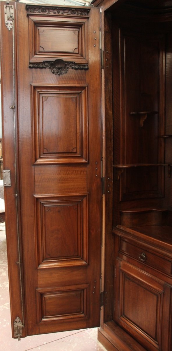 Important Chateau Presentation Cabinet, Regency Eighteenth Time-photo-2