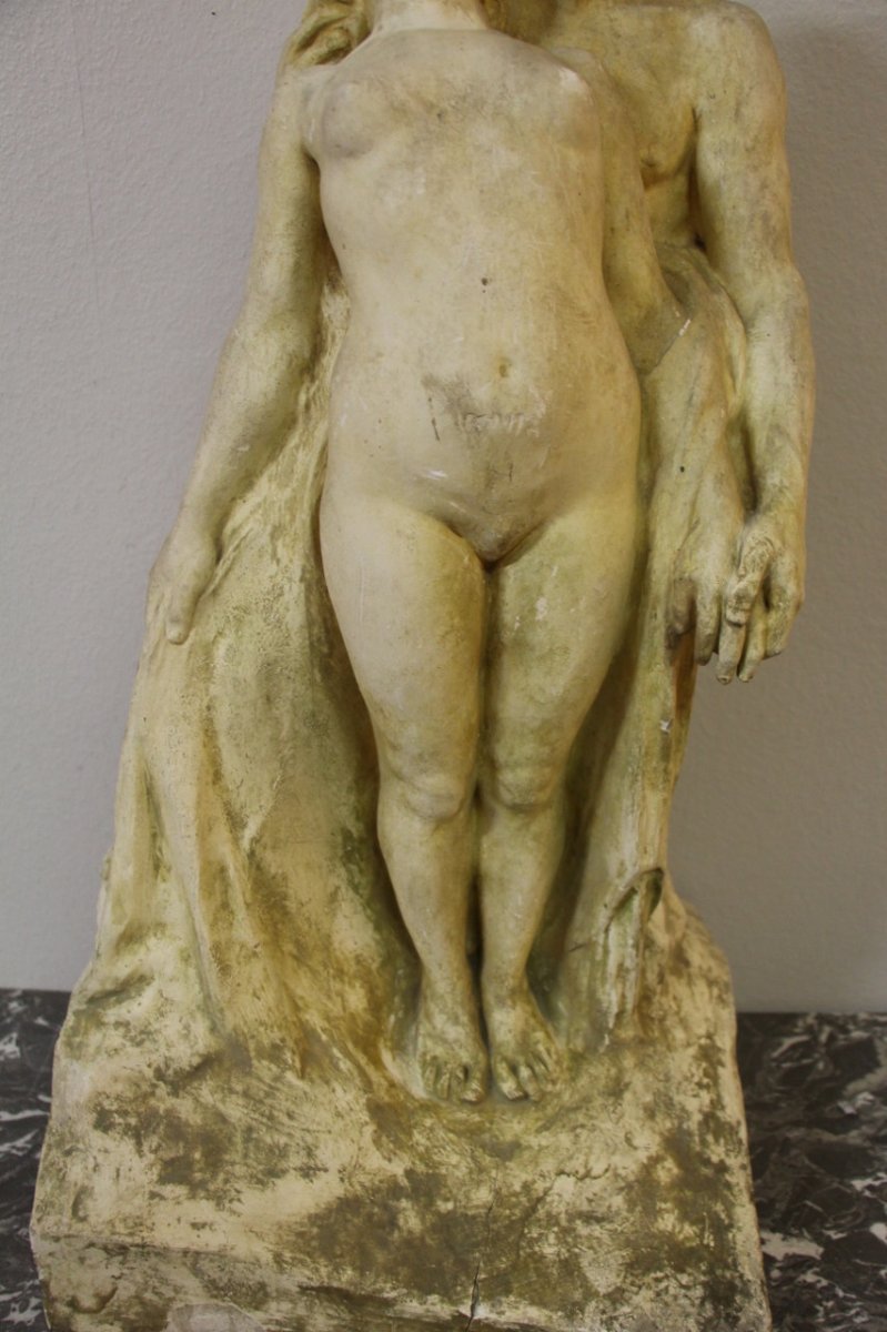 Large Preparatory Workshop Sculpture By Alfred Finot For The -photo-6