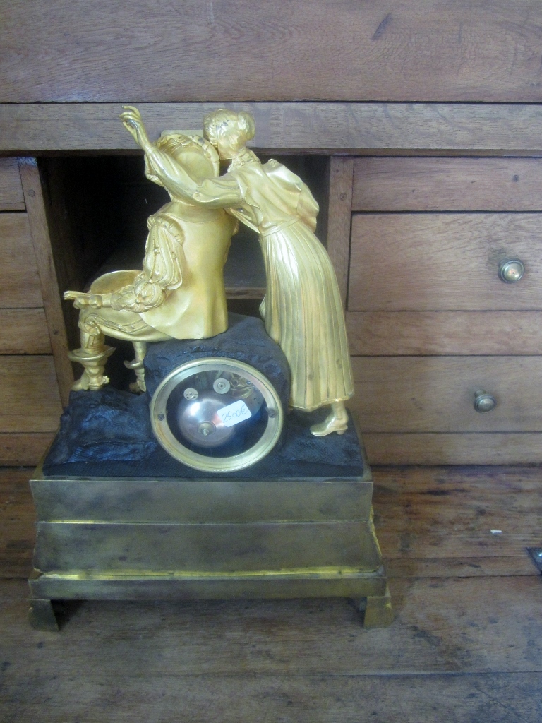 Gilt Bronze Clock Restoration Period-photo-1