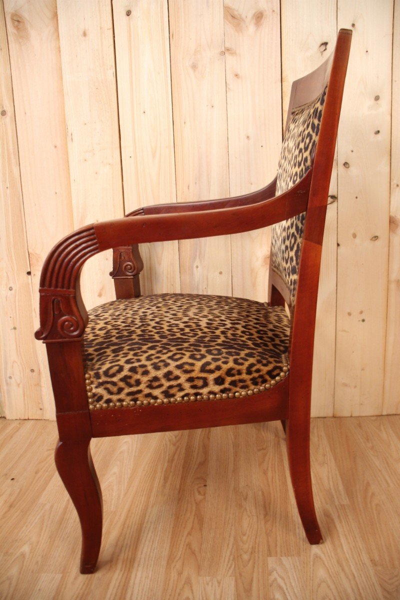 Mahogany Restoration Armchair Early Nineteenth-photo-3