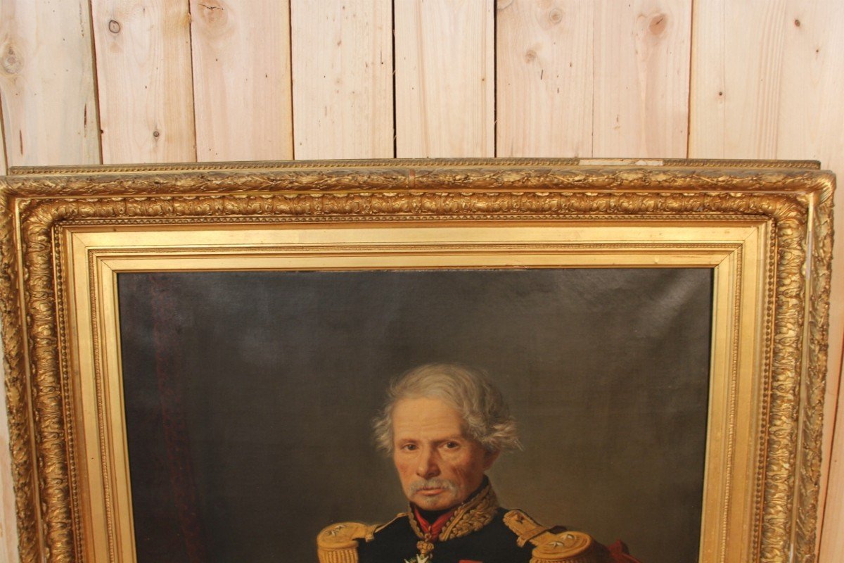 Huge Portrait Of General Gorsse, Deputy And Mayor Of Albi 1853-photo-3