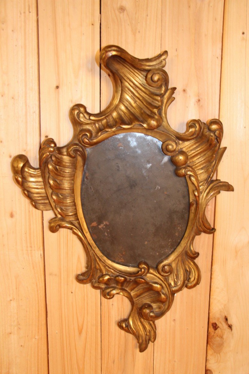 Miroir Italien Rococo d'époque XVIIIeme