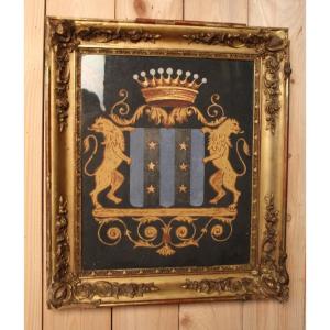 Nineteenth Framed Coat Of Arms