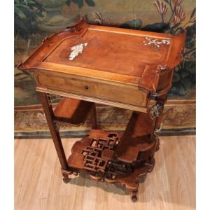 Table d'Appoint, Travailleuse Japonisant Dans Le Style De Viardot