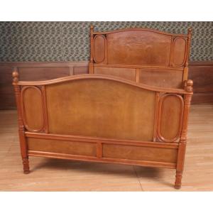 lit deux places et table de chevet de Jacob & Josef Kohn art nouveau