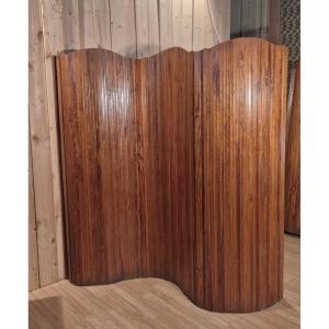 Paravent Vague en Bois  1950 Baumann 