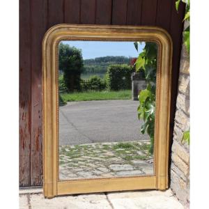 Miroir doré Louis Philippe 122cm de  haut