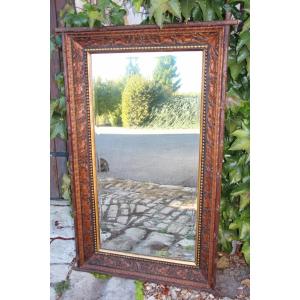 19th-century Black Forest-style Mirror Attributed To The Levera Brothers In Turin
