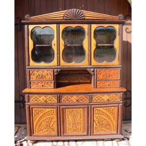 Buffet Deux Corps Art Nouveau " Art Tramp "