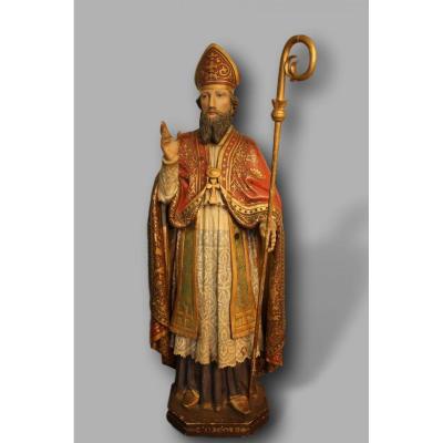 Grand St Nicolas In Wood XIX Eme