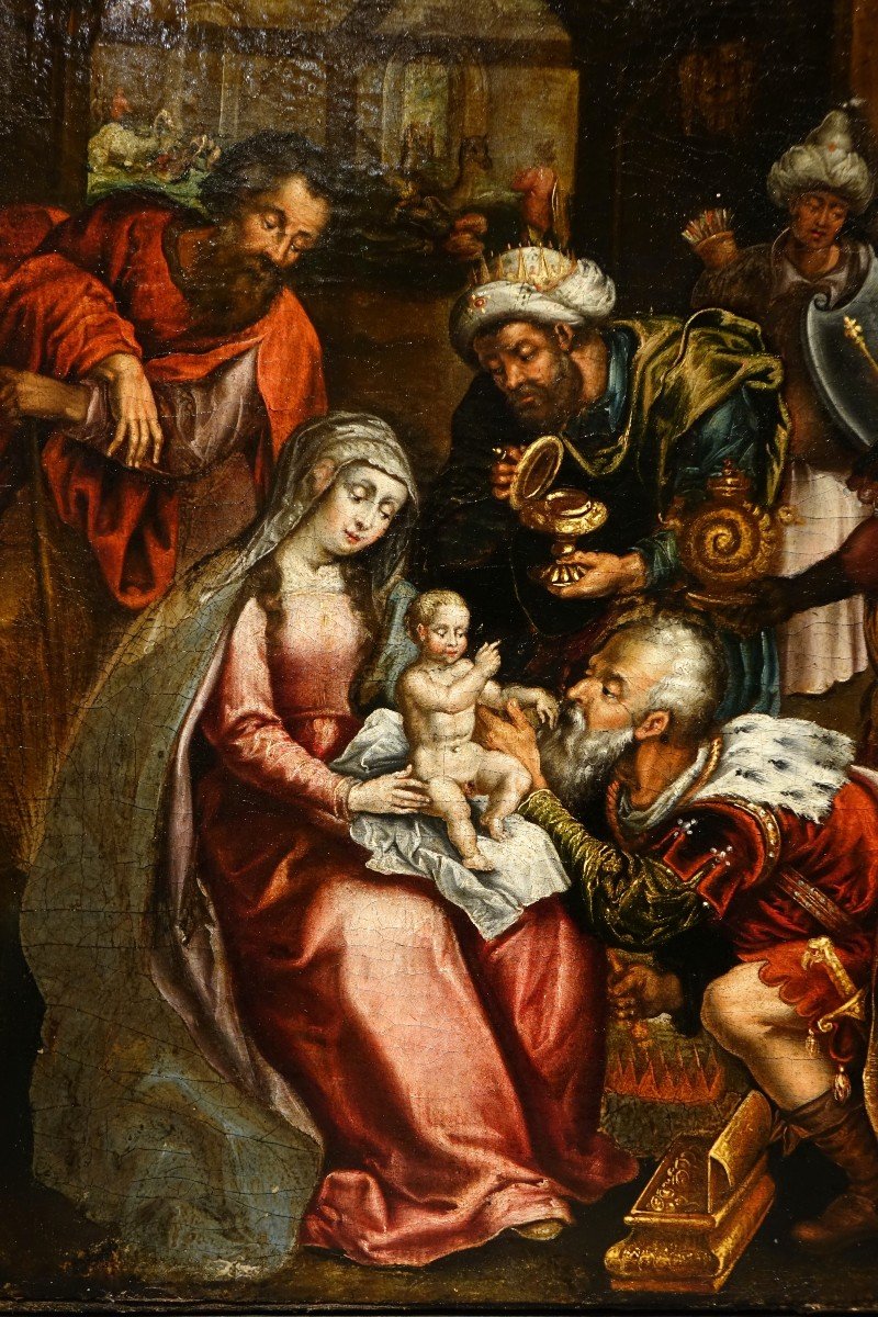 Adoration Des Rois Mages, Flandres , 17e S.-photo-1