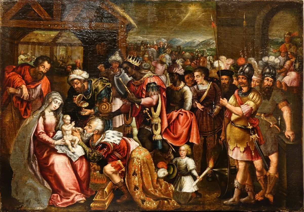 Adoration Of The Magi, Flanders, 17th C.