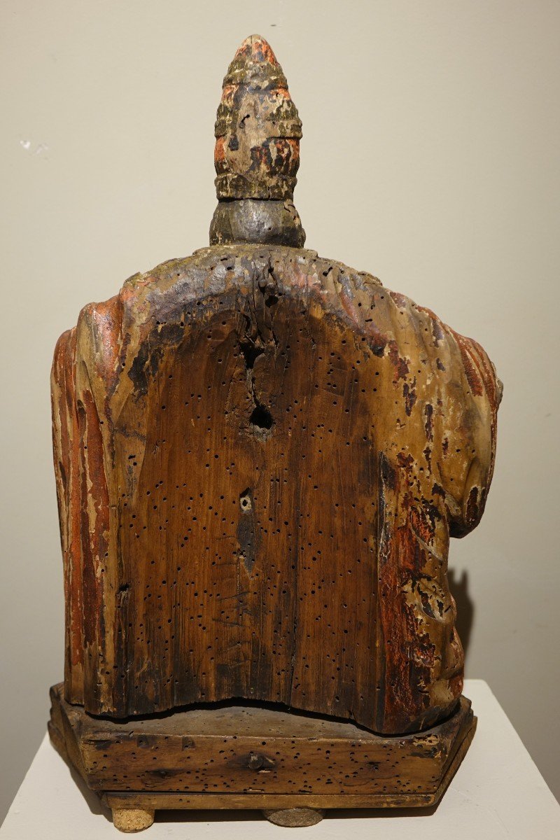 Trinité En Bois Sculpté En Ronde-bosse, Allemagne, Vers 1550-photo-2