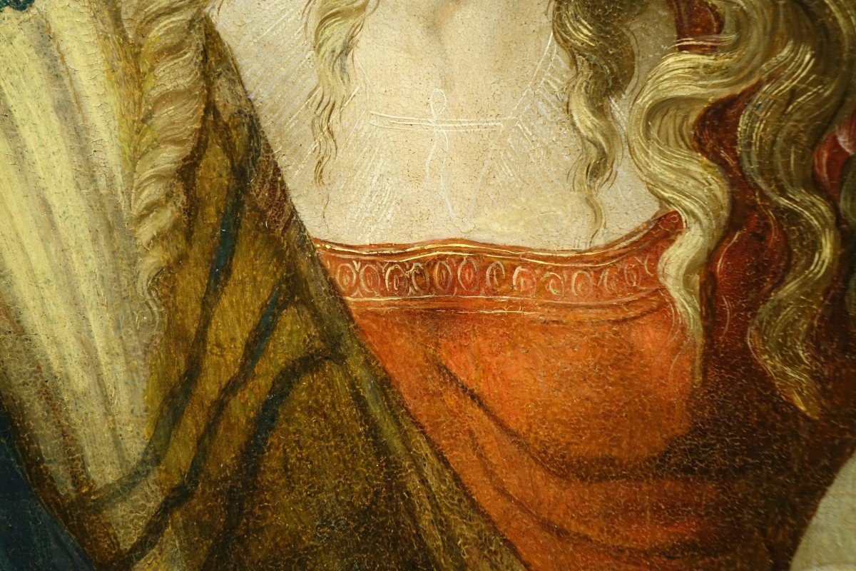 Sainte Famille, Huile Sur Panneau, Italie, Vers 1500-1520-photo-1