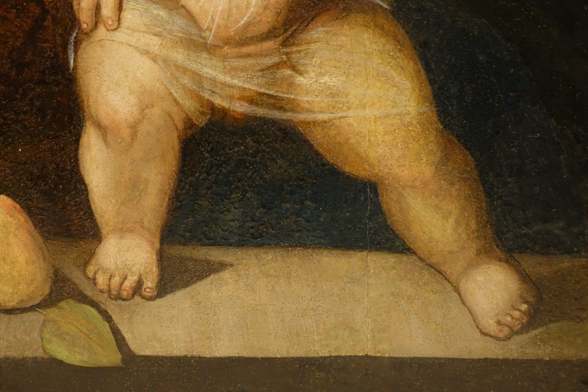 Sainte Famille, Huile Sur Panneau, Italie, Vers 1500-1520-photo-5