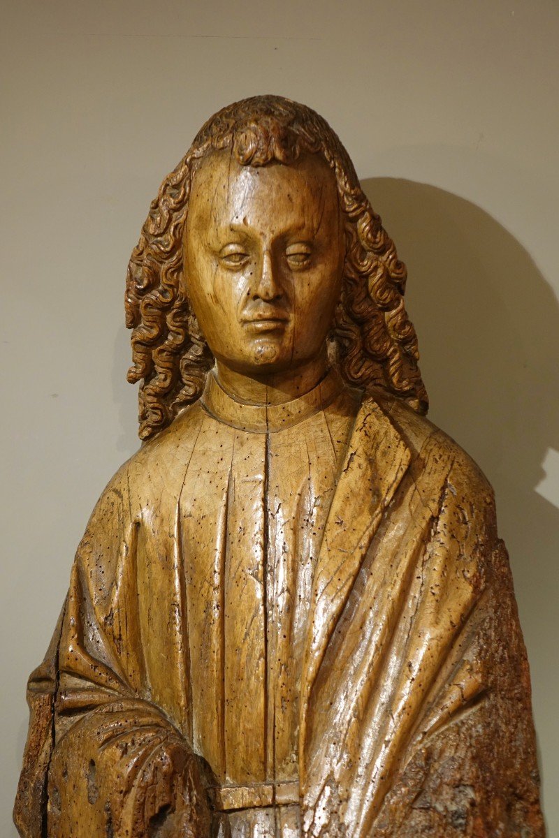The Apostle Saint John(?), Flanders, 15th C.-photo-2