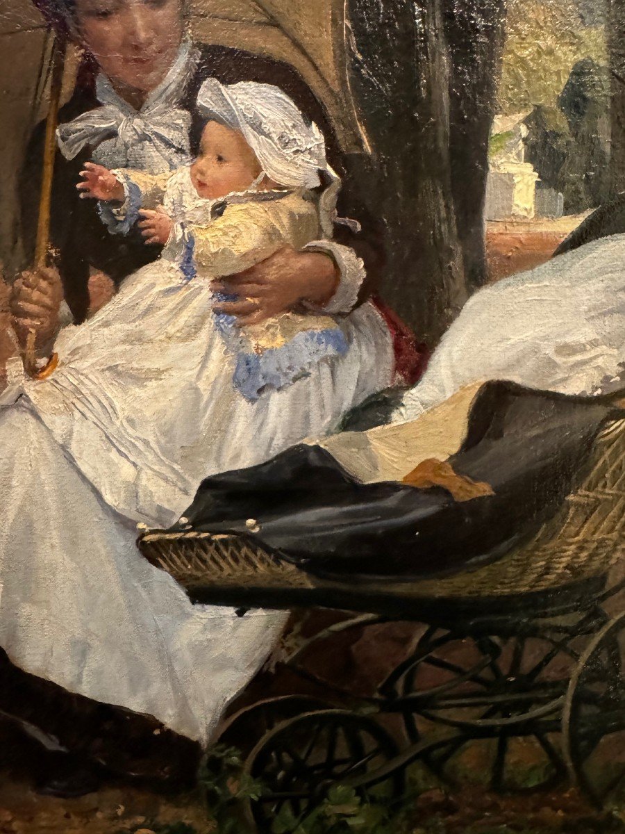 " A Moment Of Relaxation In The Park",  Eugène Girardet, 1853-1907-photo-4