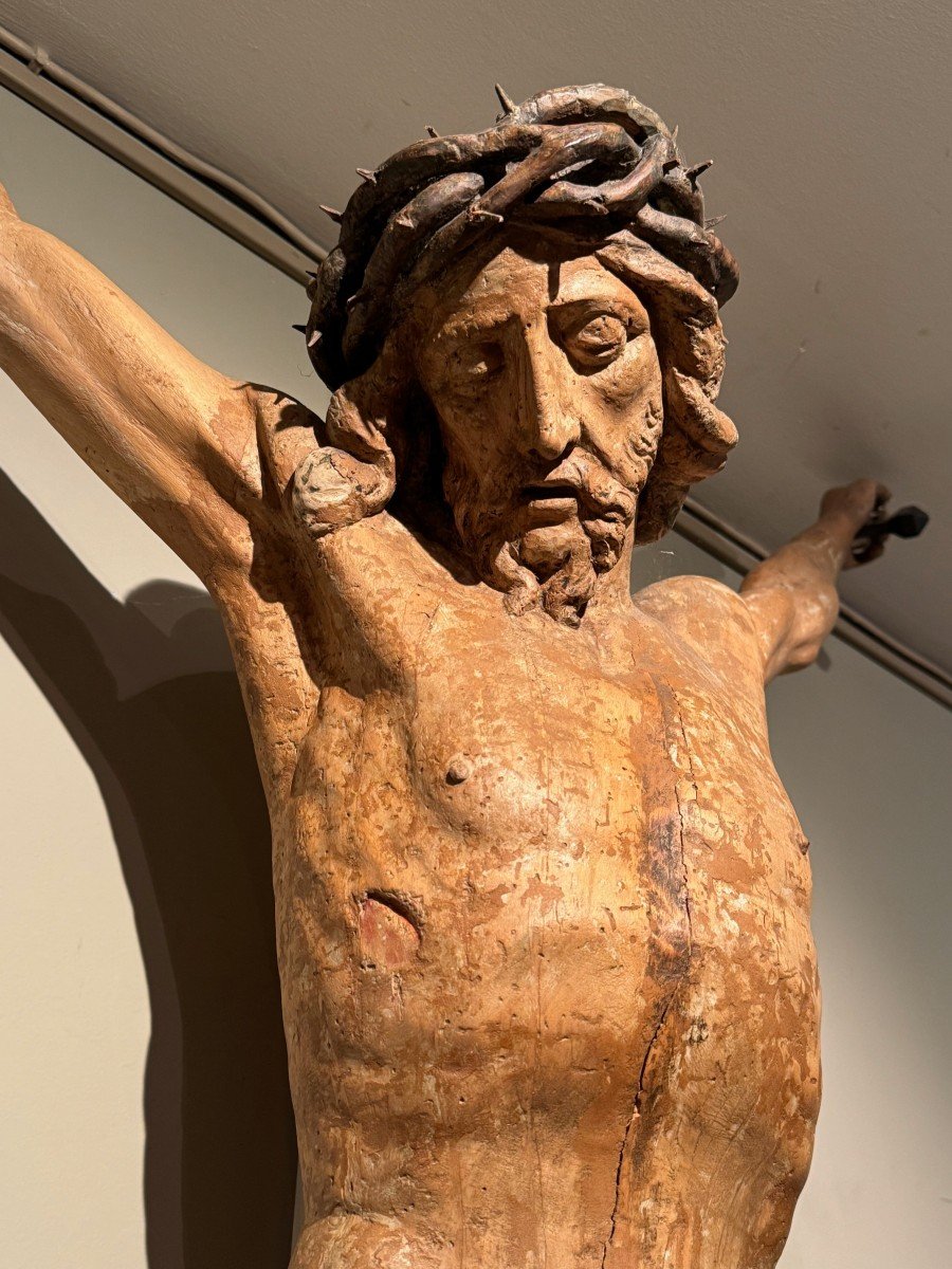 Très grand Christ en croix, Italie(?), Fin 17e s.-photo-1