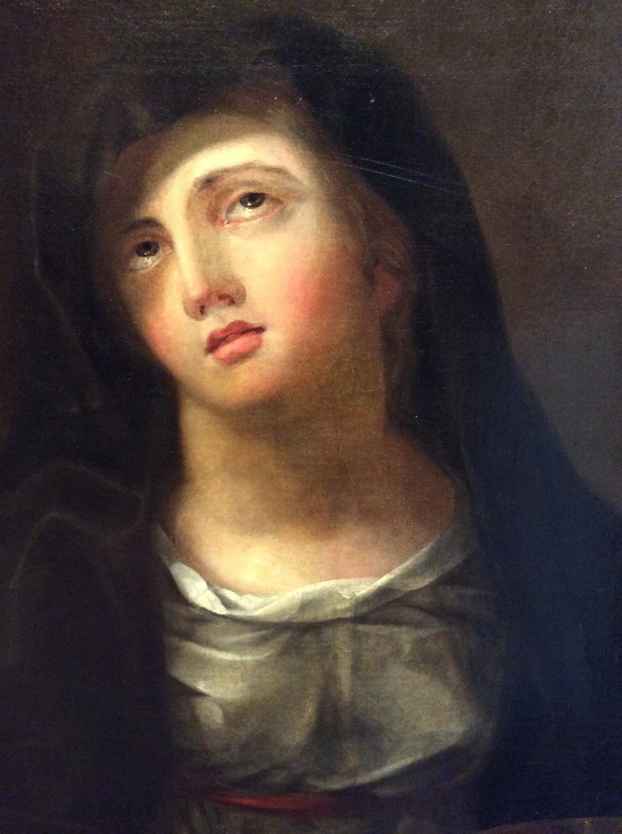Portrait d'Une Vestale Ranimant Le Feu Sacré ,début 18e S.-photo-2