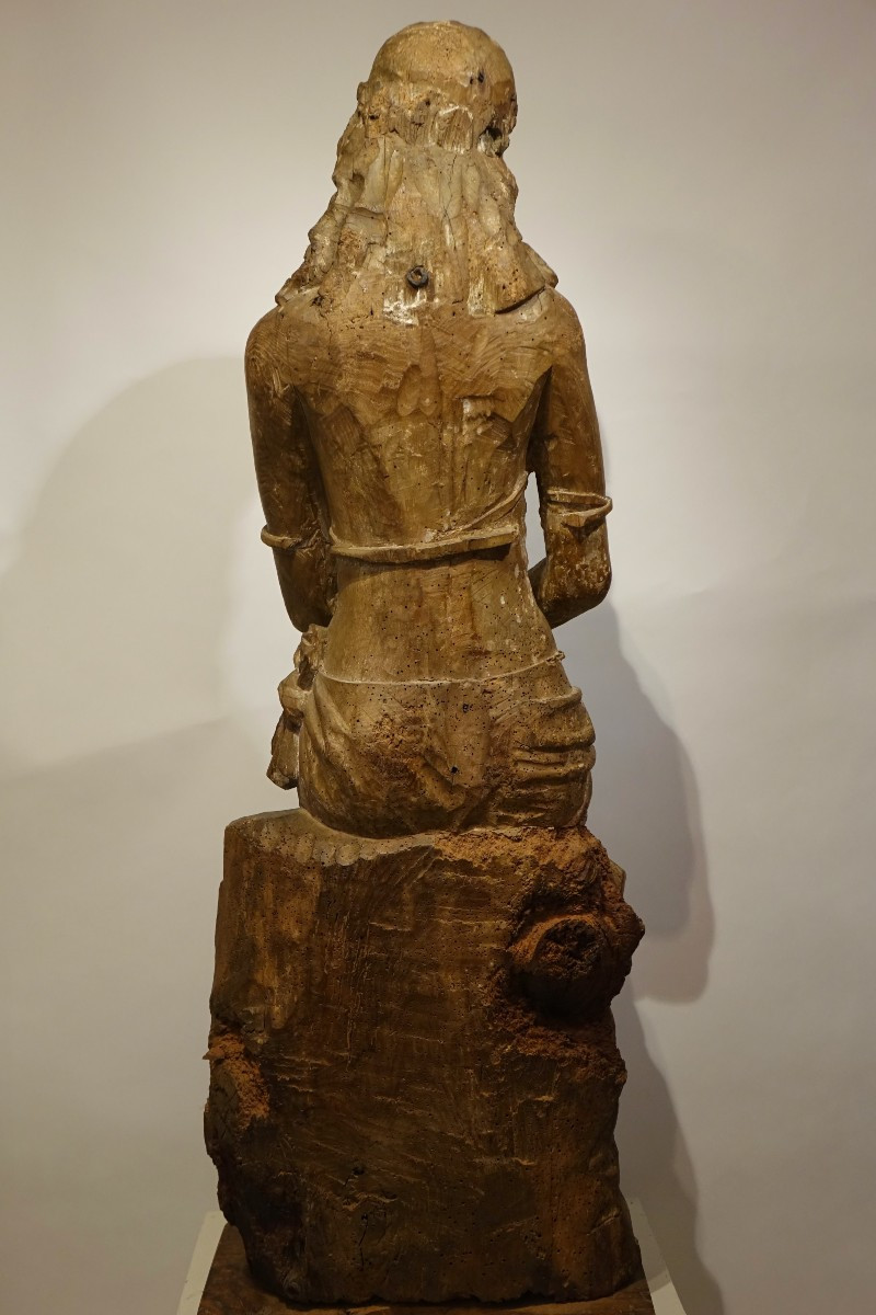Large Christ Of Pity, Normandy, Late 15th Century.-photo-4