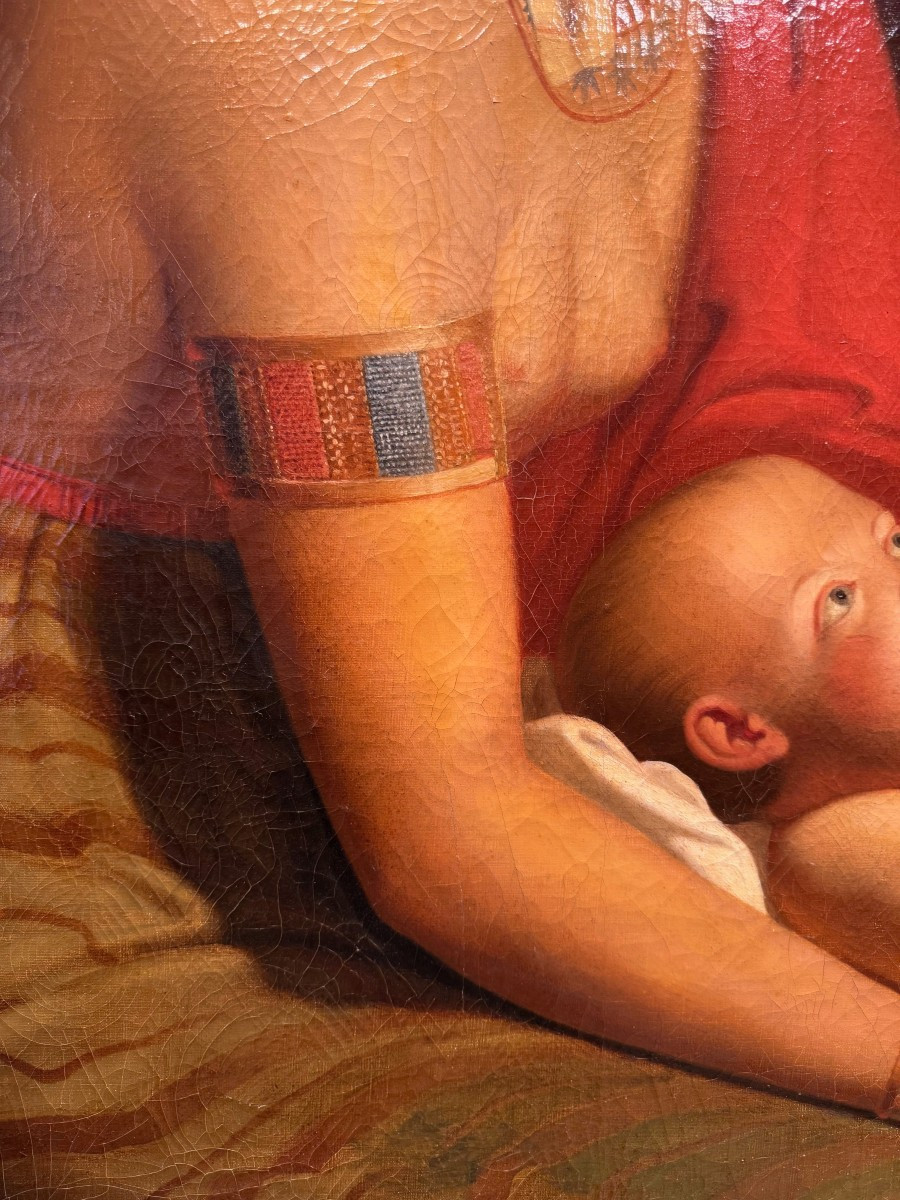 "moses Presented To Pharaoh", French School, Circa 1830-photo-1