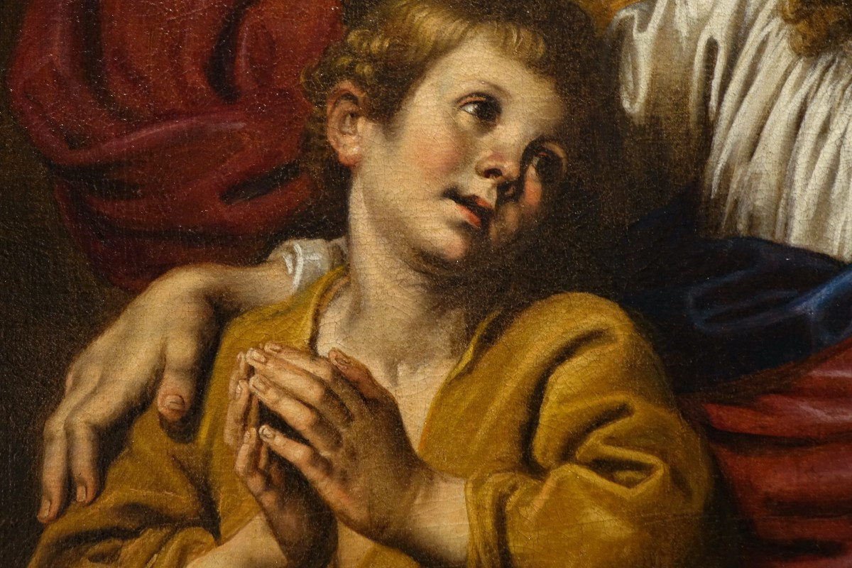 "Tobie et l'Ange", Flandres 17e s., att. à T.Van LOON-photo-1