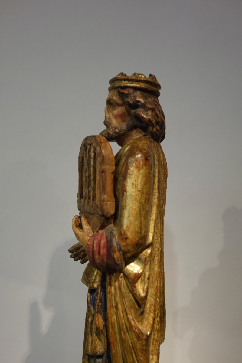 Noé et le roi David, Flandres, début du 16e s.-photo-2