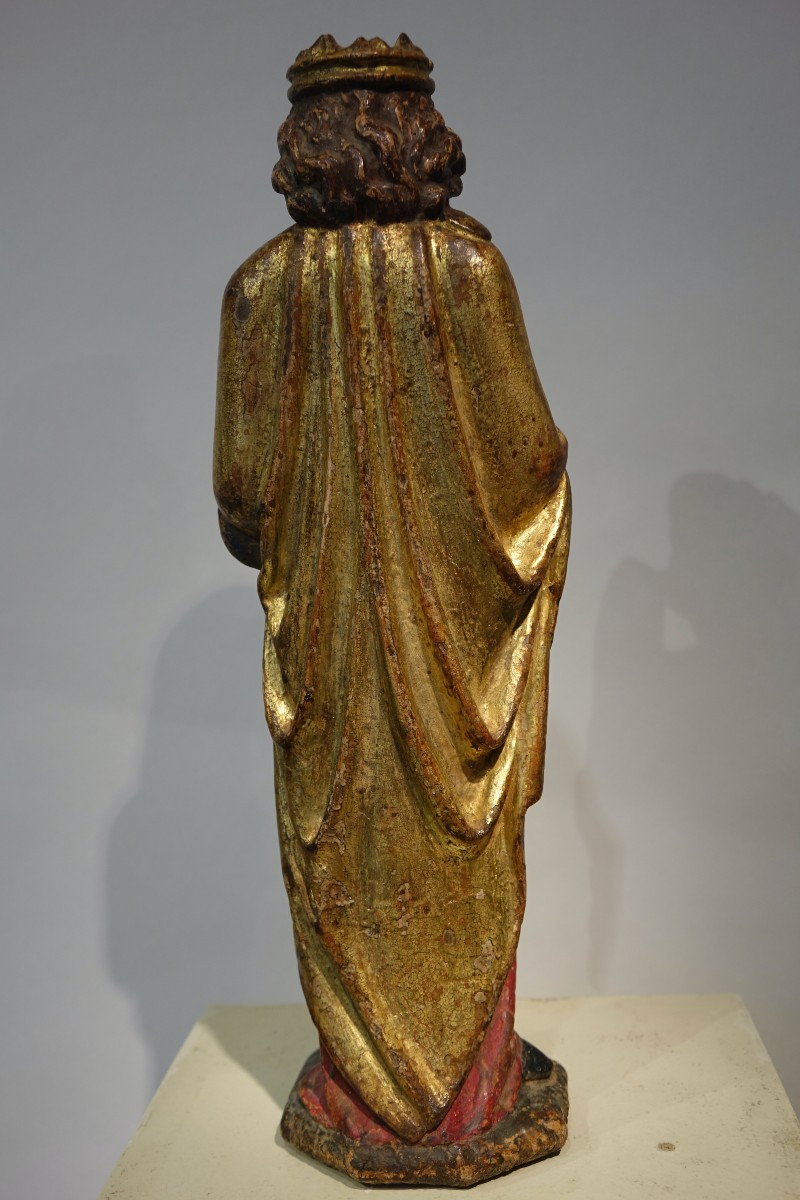 Noé et le roi David, Flandres, début du 16e s.-photo-3