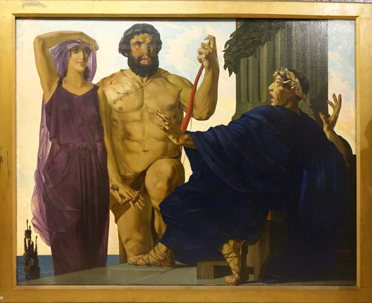 "hercules Brings Alcestis Back From The Underworld To Her Husband King Admetus", A.lupiac, 1923