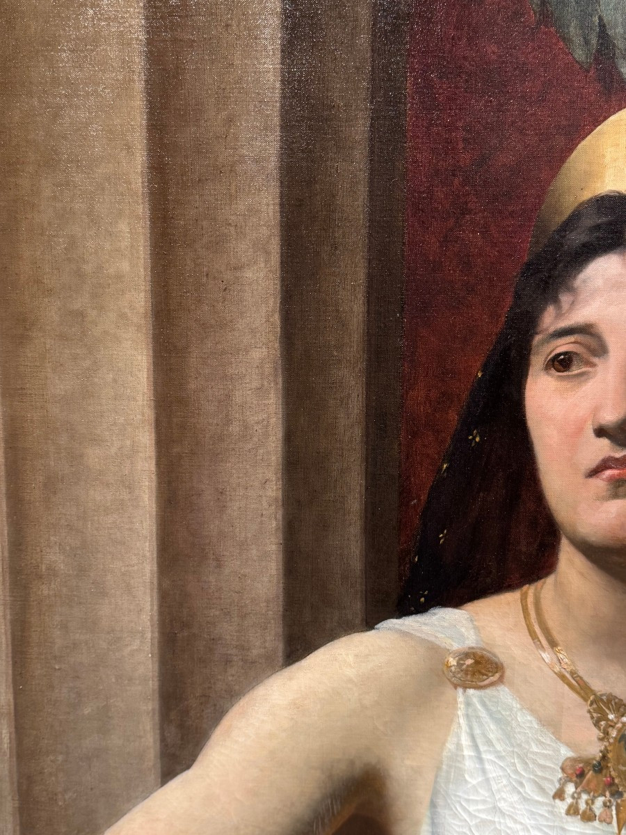 "omphale, Queen Of Lydia", Louis Desmarest, Late 19th Century.-photo-8
