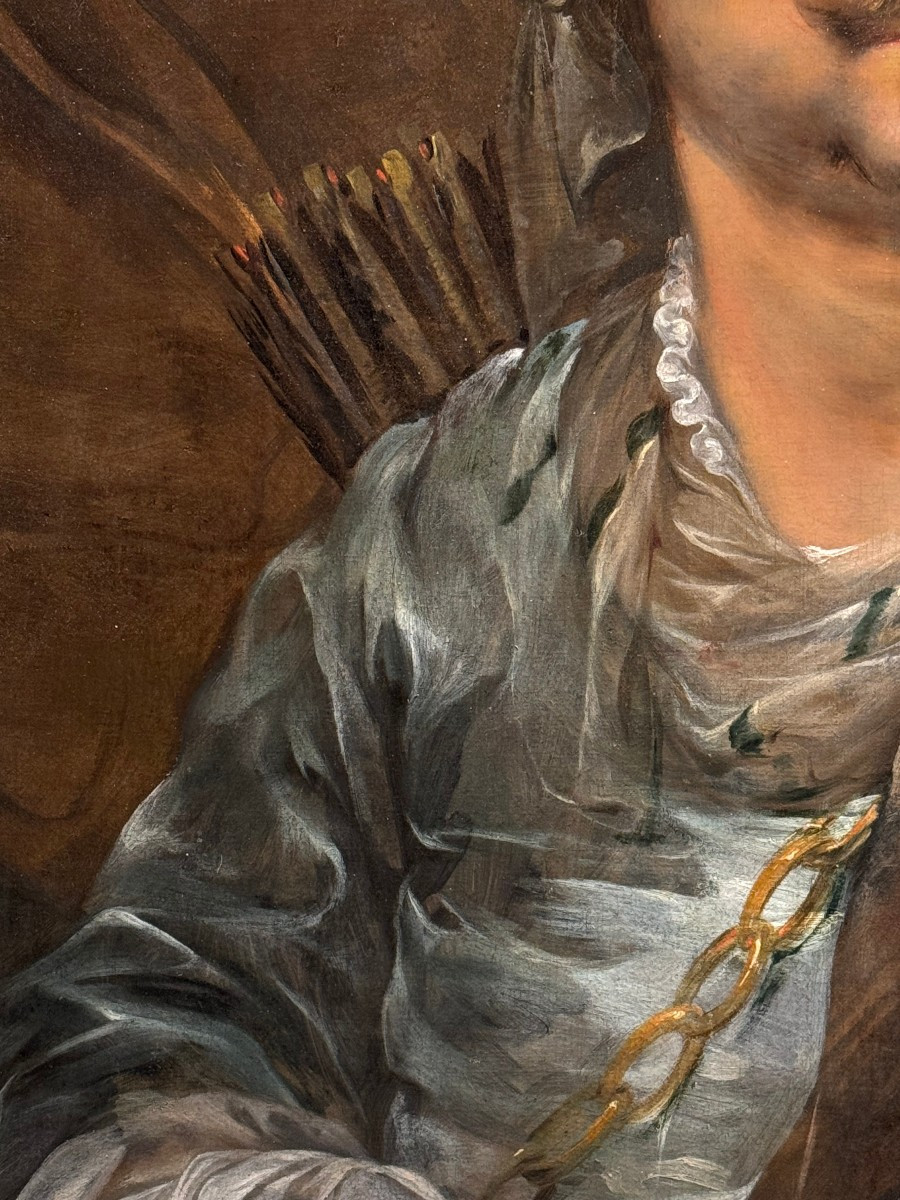 "Homme habillé à l'orientale portant un carquois", Hollande 17e s.-photo-5