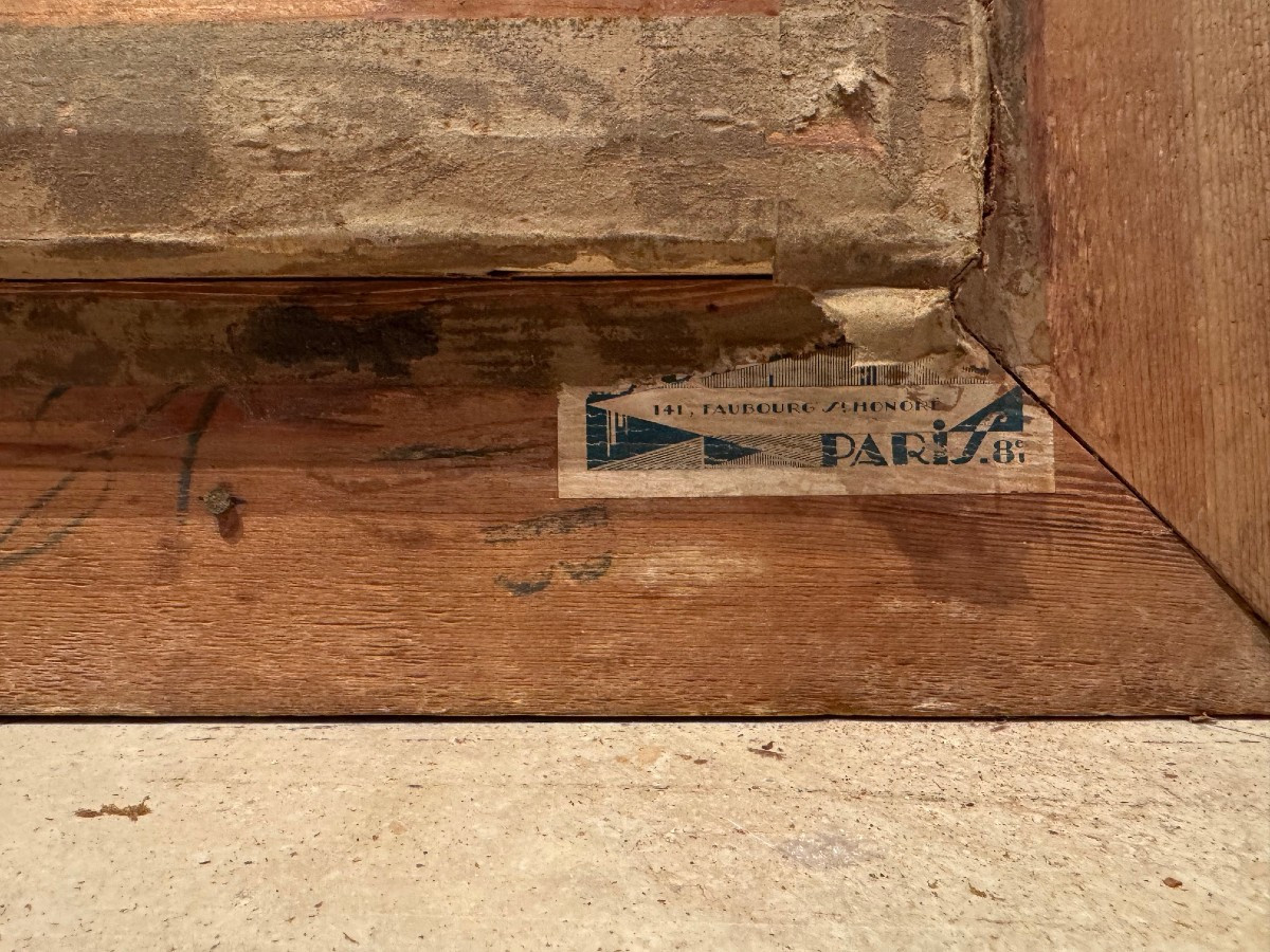 "Jeune orientale nue, allongée ", Jean DUTEY, vers 1930.-photo-5