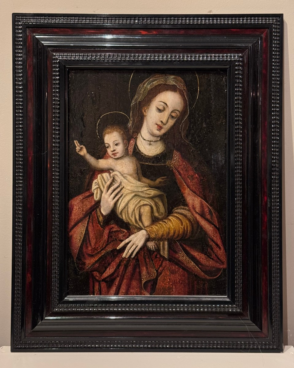 Virgin And Child, Northern France Or Flanders, Early 17th Century.