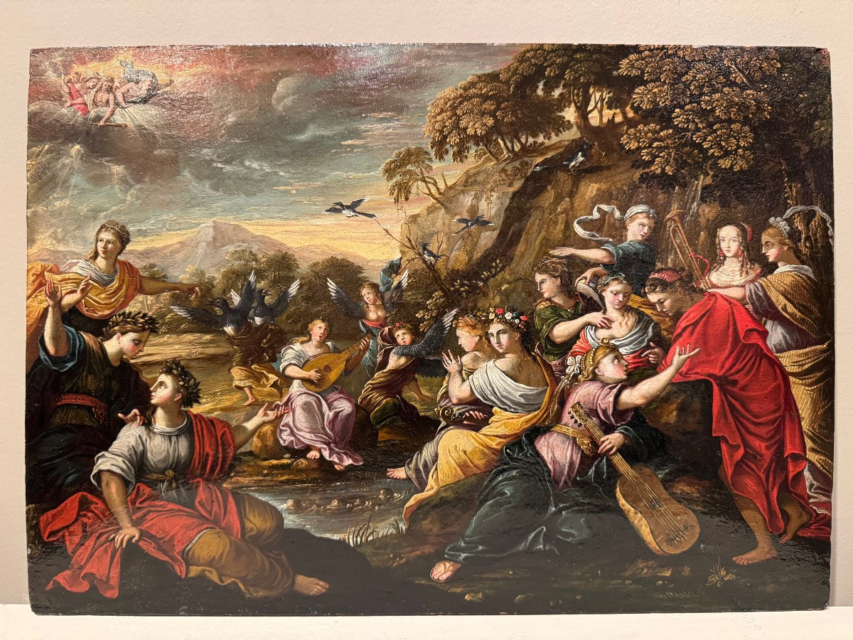 Mythological Scene, French School, Early 17th Century.