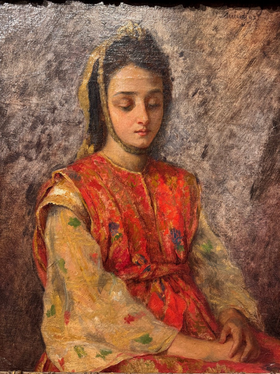"portrait Of A Young Algerian Woman", Nm Dupuy, 1893-photo-2