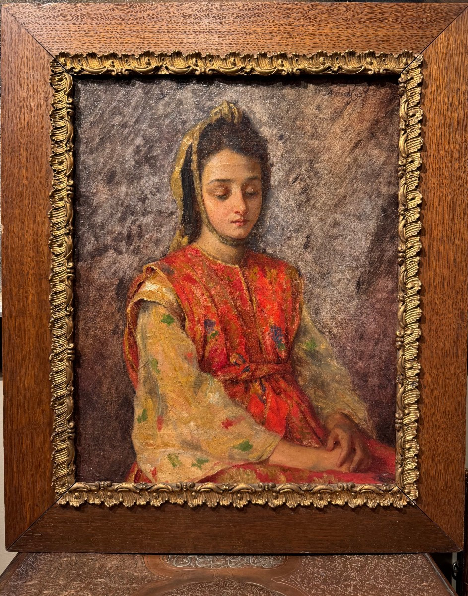 "portrait Of A Young Algerian Woman", Nm Dupuy, 1893