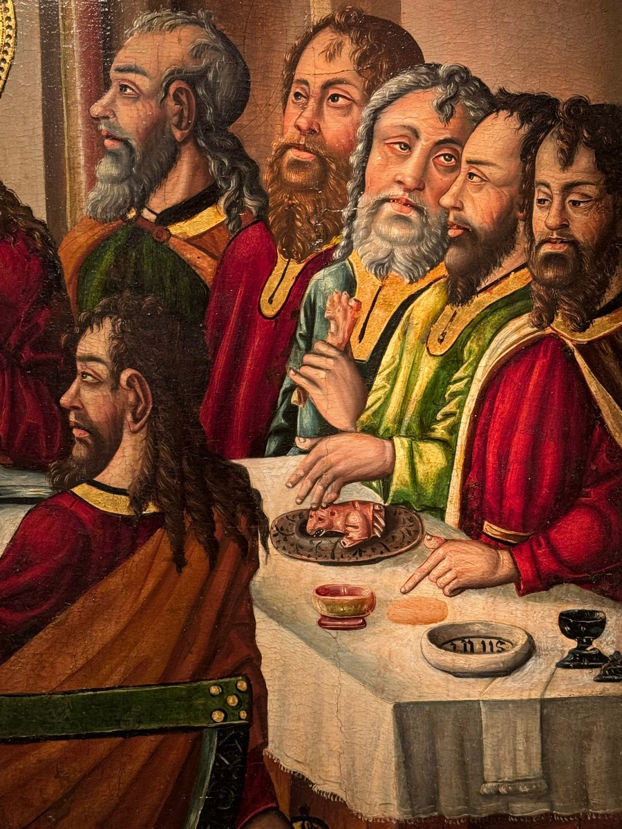 "the Last Supper", Spain, Late 15th Century.-photo-4