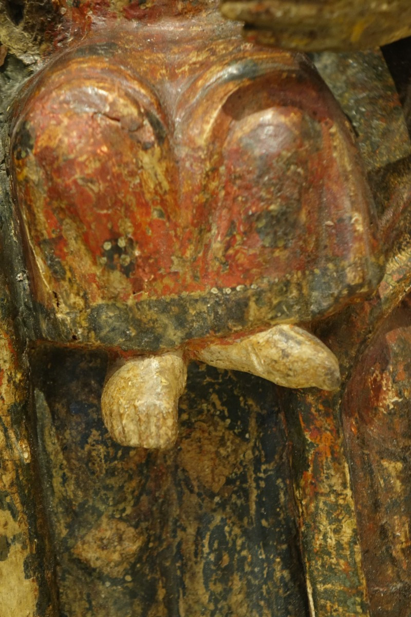 Virgin And Child "sades Sapientiae", Italy, Umbria, 13th Century.-photo-4