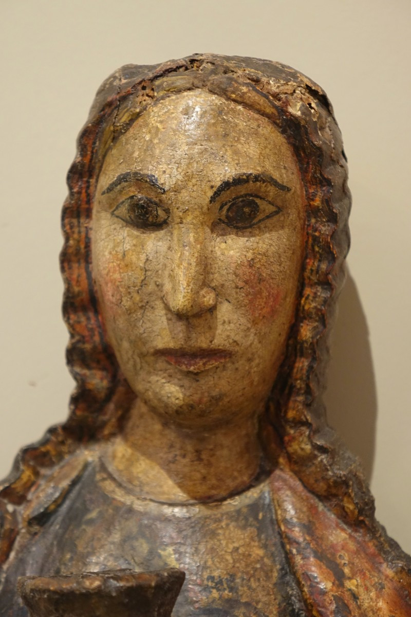 Virgin And Child "sades Sapientiae", Italy, Umbria, 13th Century.-photo-3