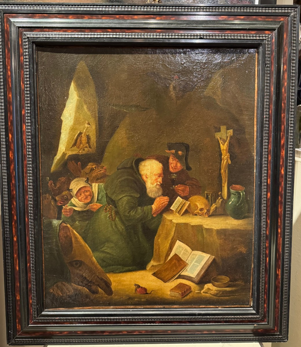 The Temptation Of Saint Anthony, Flanders Or Holland, 17th Century.