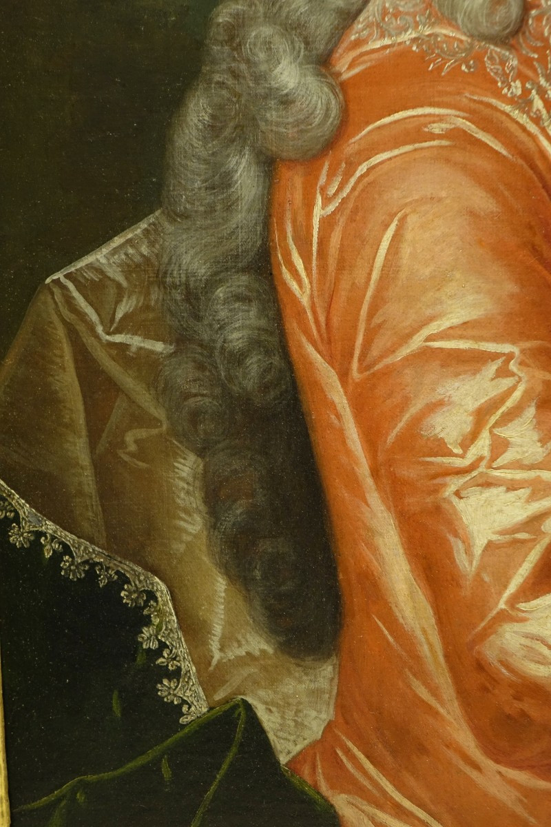 "portrait Of A Gentleman Holding A Snuffbox", France, Circa 1730-photo-2