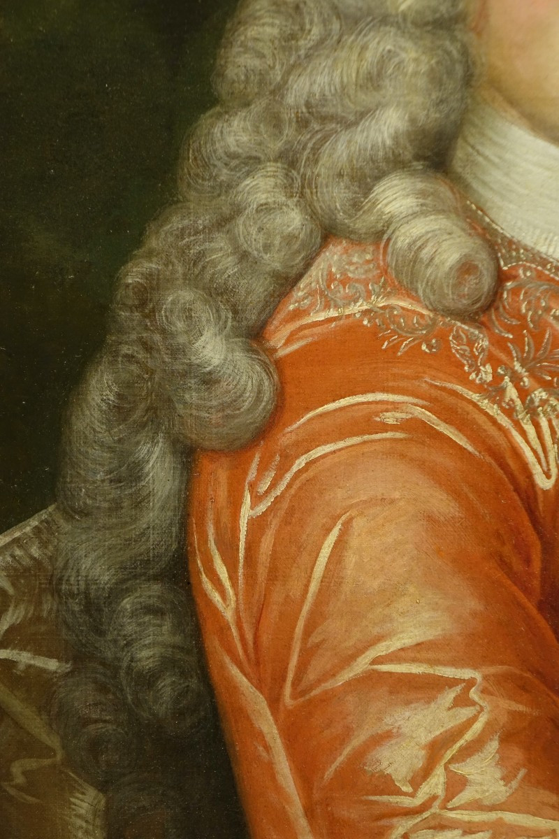 "portrait Of A Gentleman Holding A Snuffbox", France, Circa 1730-photo-6