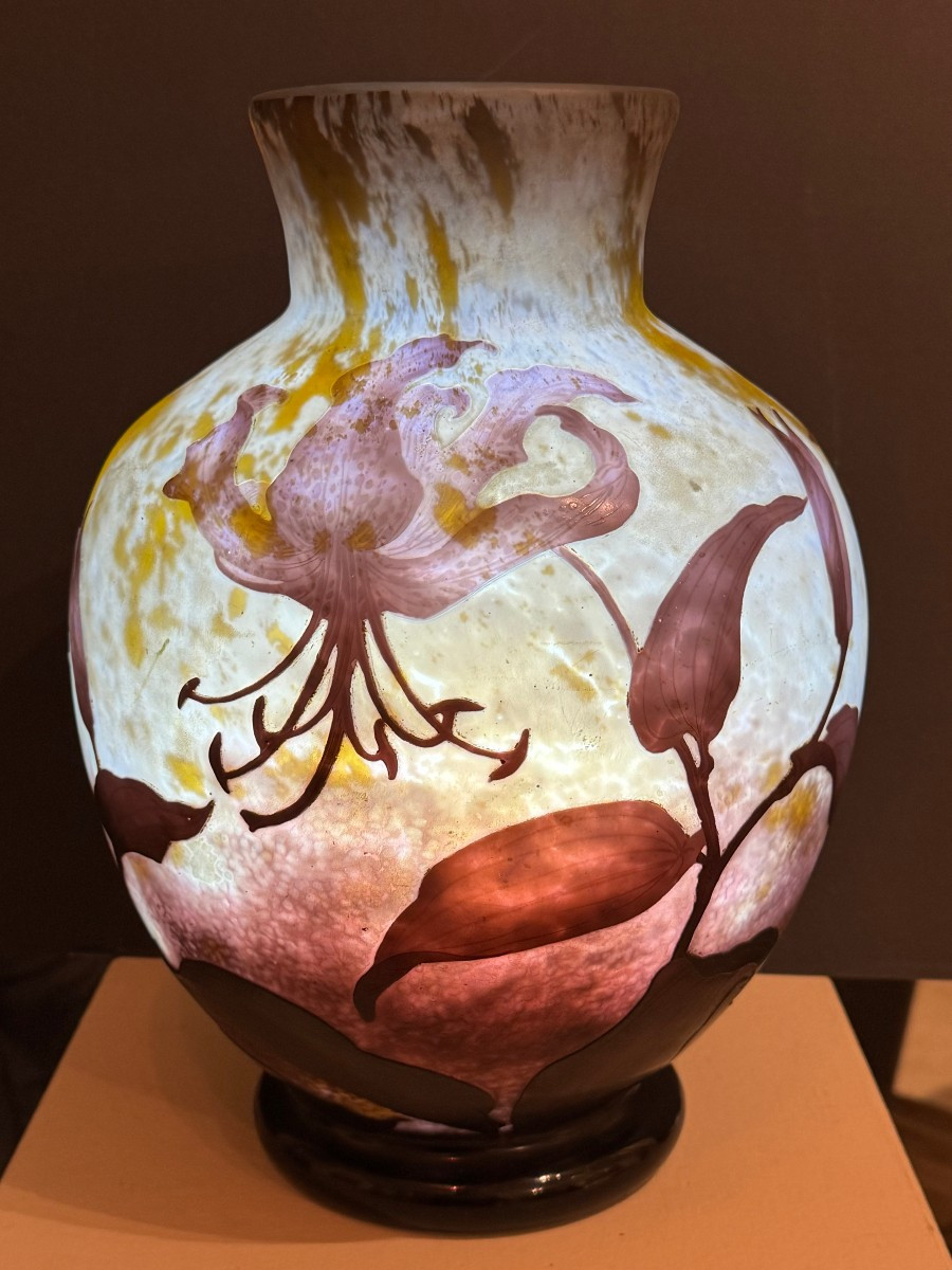 Large Spherical Vase, Daum, Nancy, Circa 1914-1915-photo-5