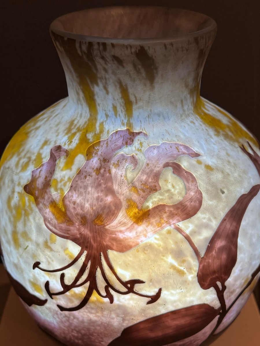 Large Spherical Vase, Daum, Nancy, Circa 1914-1915-photo-6