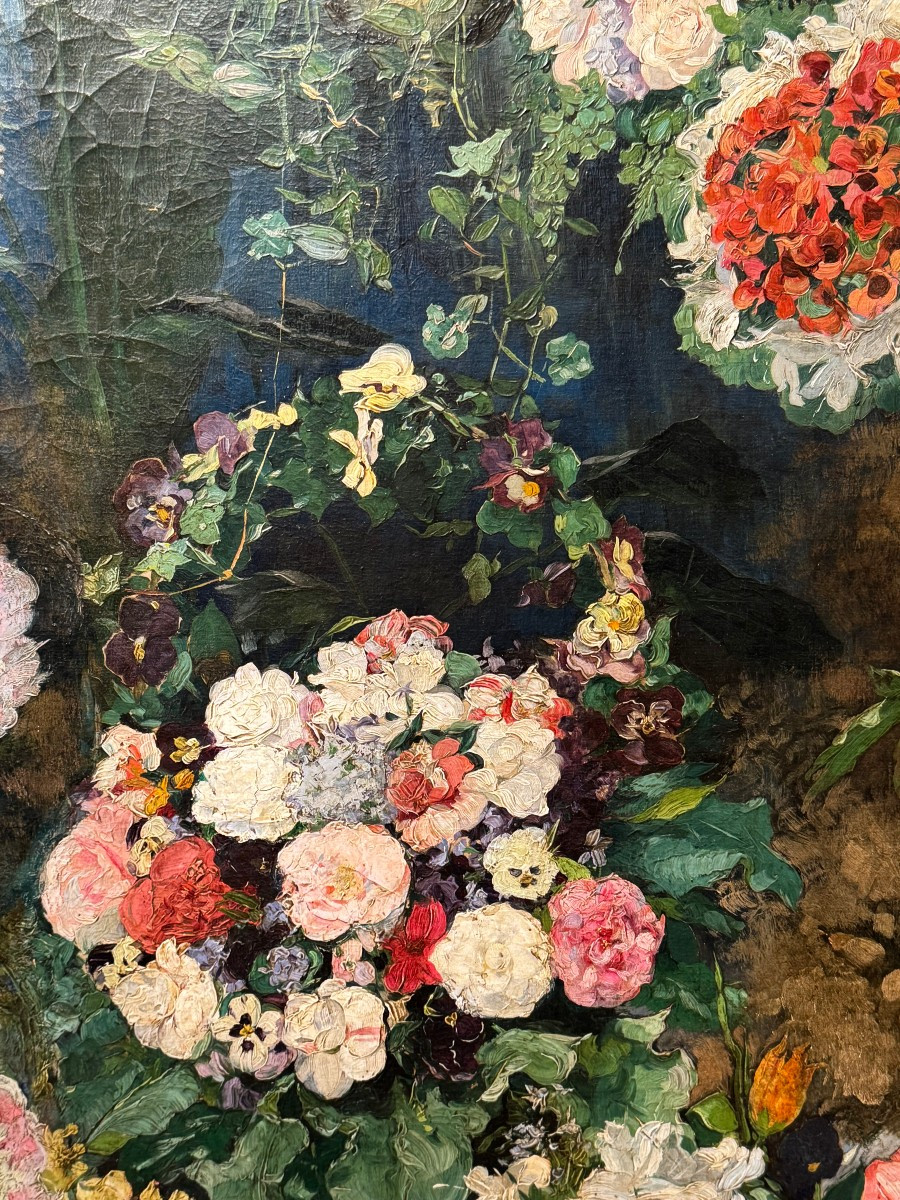 Nature morte à composition florale, France, vers 1880-1890-photo-2