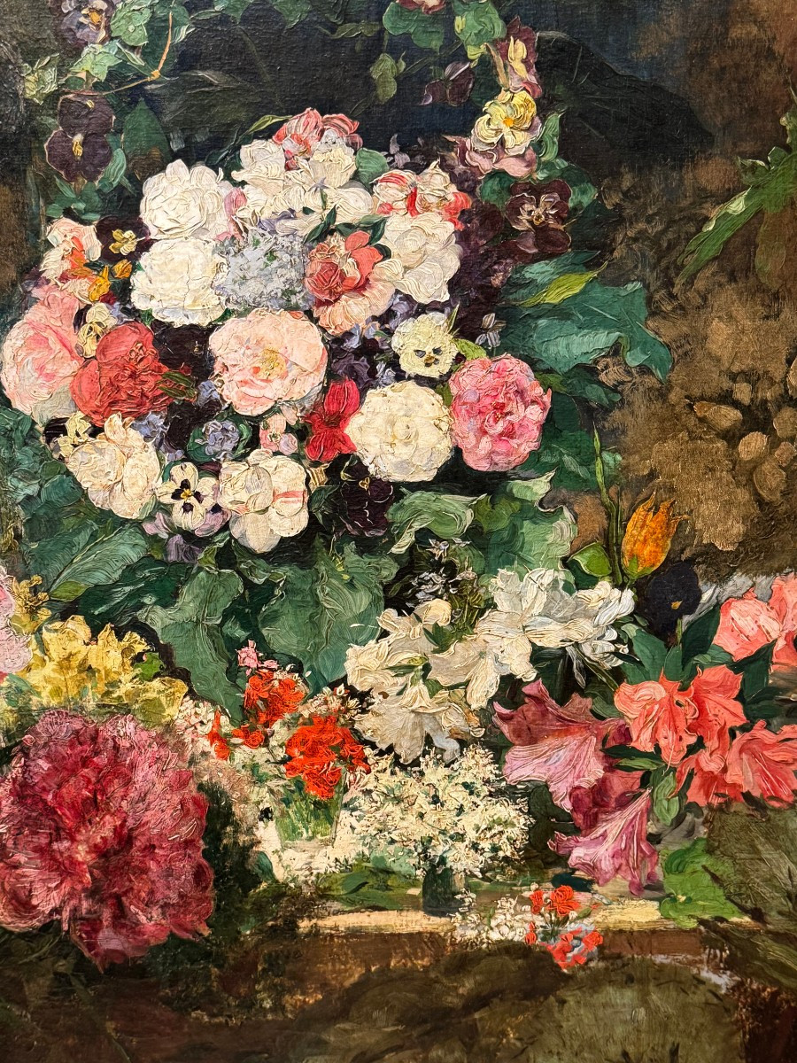 Nature morte à composition florale, France, vers 1880-1890-photo-4