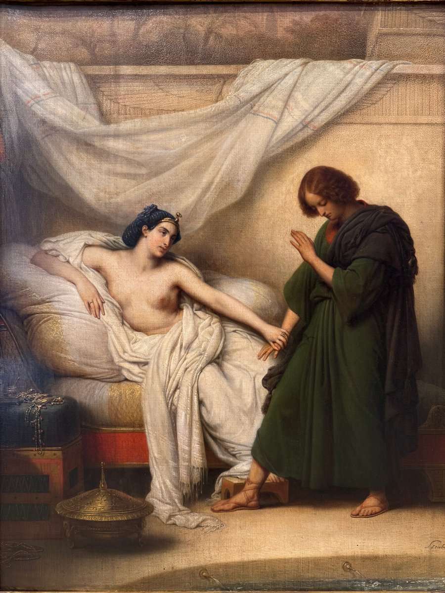 "joseph And Putiphar's Wife", C. Von Steuben-photo-3