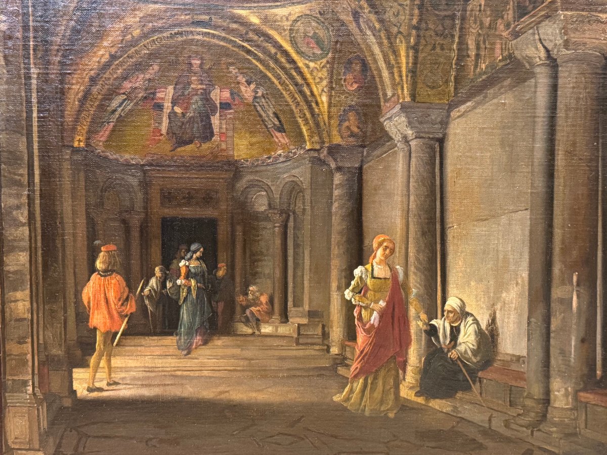 "Le narthex de la basilique Saint-Marc de Venise, P.van der OUDERAA, 1868-photo-2