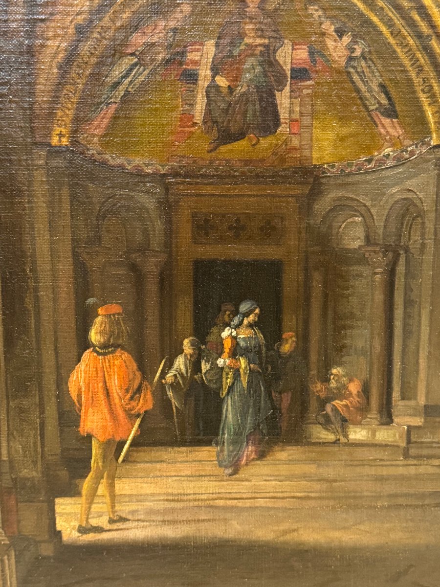 "Le narthex de la basilique Saint-Marc de Venise, P.van der OUDERAA, 1868-photo-1